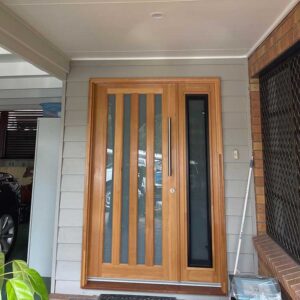 Painter Timber Door Clear Coat